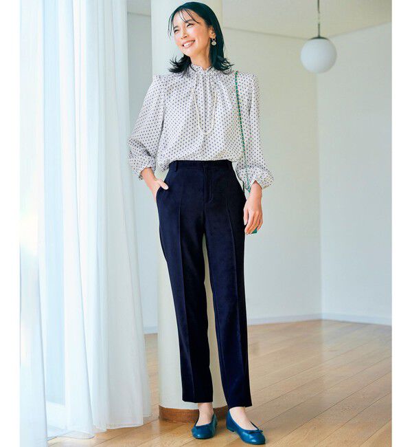 23区「【セットアップ対応】トリアセダブルジョーゼット パンツ」|その他|