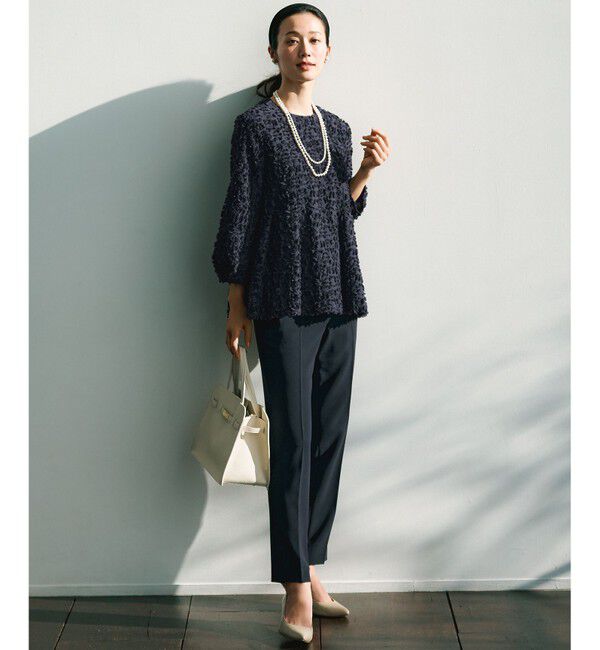 23区「【セットアップ対応】トリアセダブルジョーゼット パンツ」|その他|