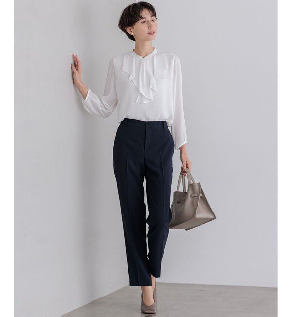 23区「【セットアップ対応】トリアセダブルジョーゼット パンツ」|その他|