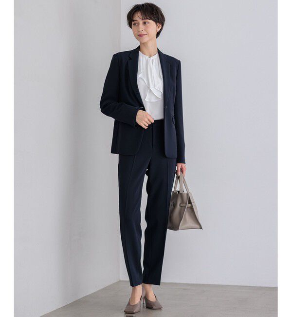 23区「【セットアップ対応】トリアセダブルジョーゼット パンツ」|その他|