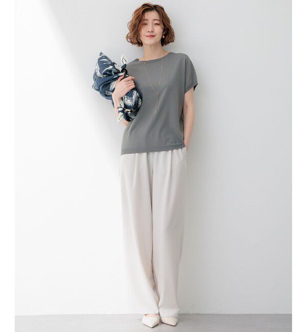 23区「【洗える】2WAYストレッチツイル ワイドパンツ」|その他|