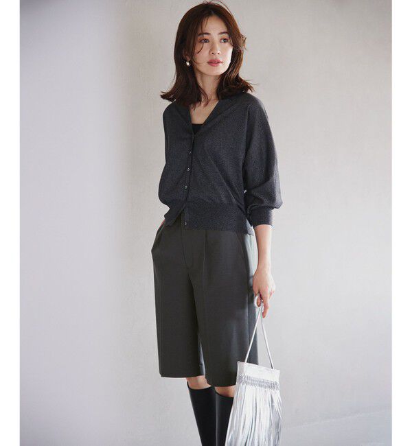 23区「【CLASSY.10月号掲載/洗える】TWマットクロス ハーフパンツ」|その他|