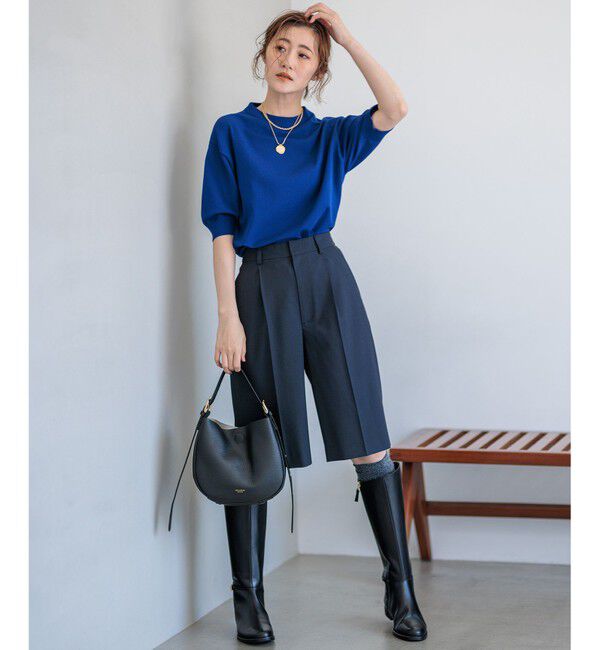 23区「【CLASSY.10月号掲載/洗える】TWマットクロス ハーフパンツ」|その他|