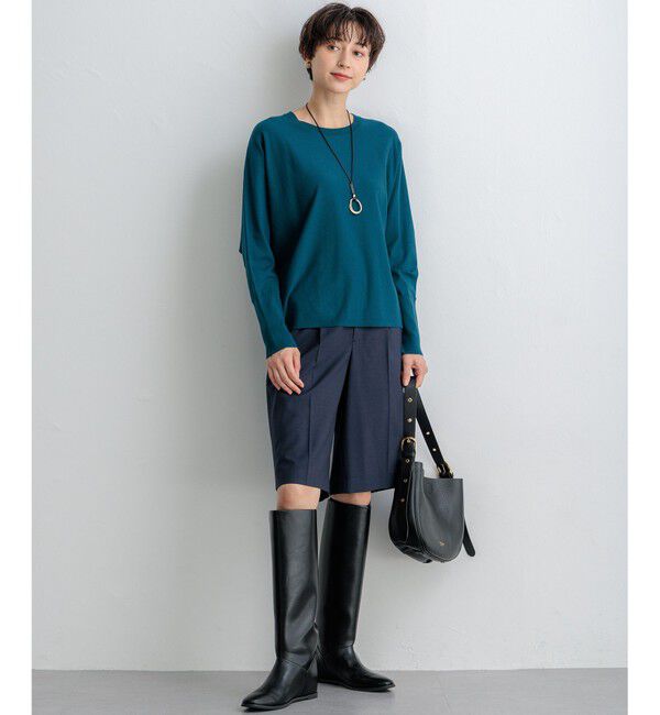 23区「【CLASSY.10月号掲載/洗える】TWマットクロス ハーフパンツ」|その他|