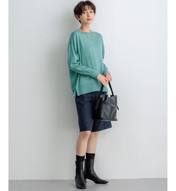 23区「【CLASSY.10月号掲載/洗える】TWマットクロス ハーフパンツ」|その他|