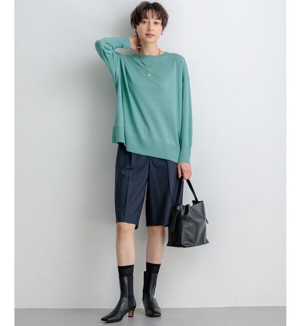 23区「【CLASSY.10月号掲載/洗える】TWマットクロス ハーフパンツ」|その他|