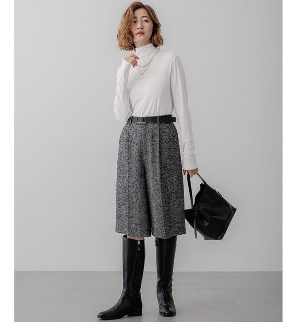 23区「ヘリンボーンループツイード ハーフパンツ」|その他|