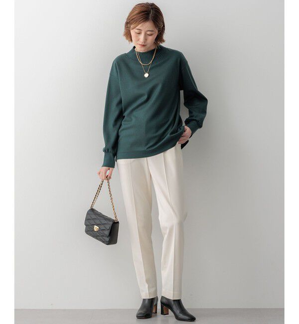 23区「【Oggi2月号掲載/洗える】ウォームストレッチ テーパード パンツ」|その他|