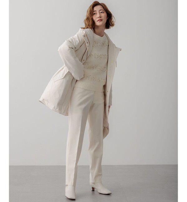 23区「【Oggi2月号掲載/洗える】ウォームストレッチ テーパード パンツ」|その他|