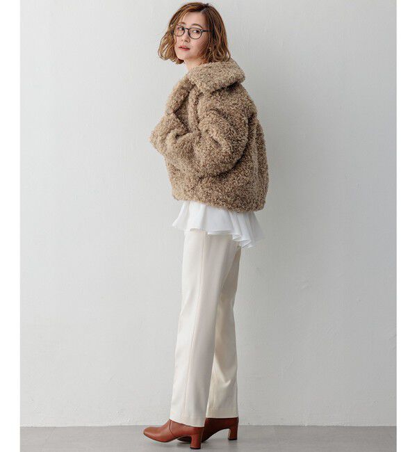 23区「【Oggi2月号掲載/洗える】ウォームストレッチ テーパード パンツ」|その他|