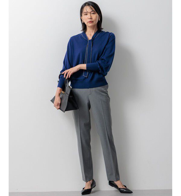 23区「【Oggi2月号掲載/洗える】ウォームストレッチ テーパード パンツ」|その他|