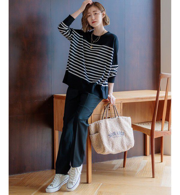 23区「【Oggi2月号掲載/洗える】ウォームストレッチ テーパード パンツ」|その他|