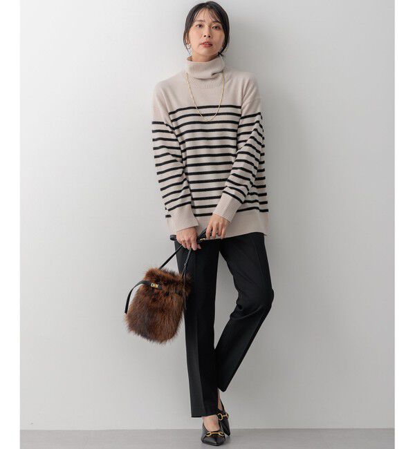 23区「【Oggi2月号掲載/洗える】ウォームストレッチ テーパード パンツ」|その他|