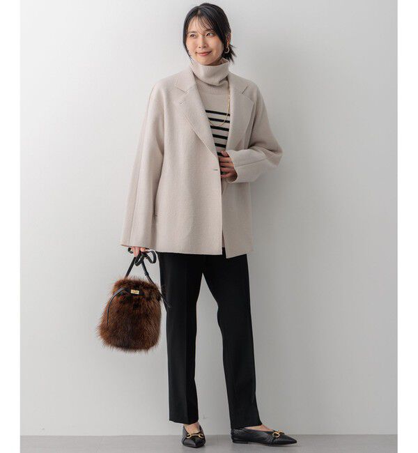 23区「【Oggi2月号掲載/洗える】ウォームストレッチ テーパード パンツ」|その他|