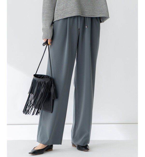 23区「【セットアップ対応/洗える】2WAYストレッチツイル ワイドパンツ」|その他|ﾓｽｸﾞﾘｰ