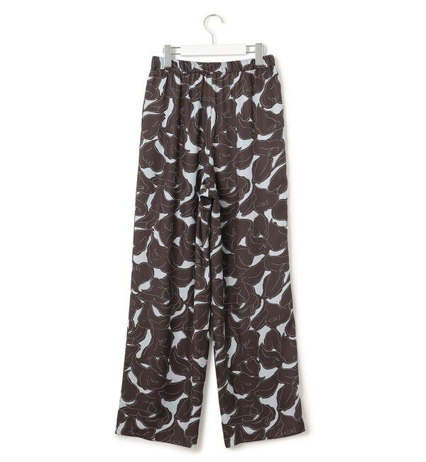 23区「【洗える】Ratti フラワーアートプリント ワイド パンツ」|その他|