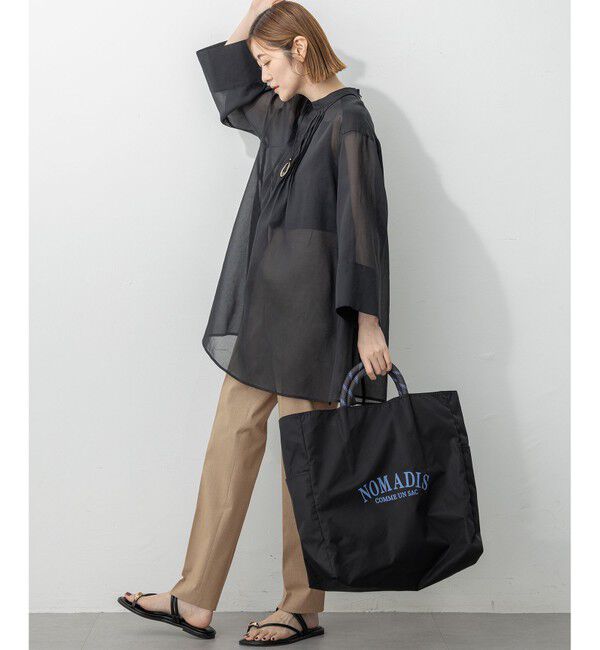 23区「【洗える】シアービエラ チュニック ブラウス」|シャツ・ブラウス|