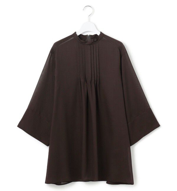 23区「【洗える】シアービエラ チュニック ブラウス」|シャツ・ブラウス|