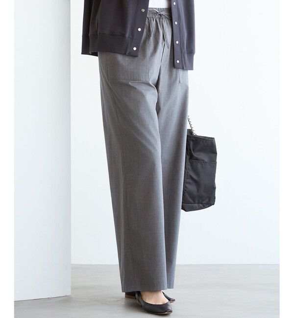 23区「【SLOW/一部店舗限定】ライトタンブラータフタ ワイド パンツ」|その他|ﾗｲﾄｸﾞﾚ