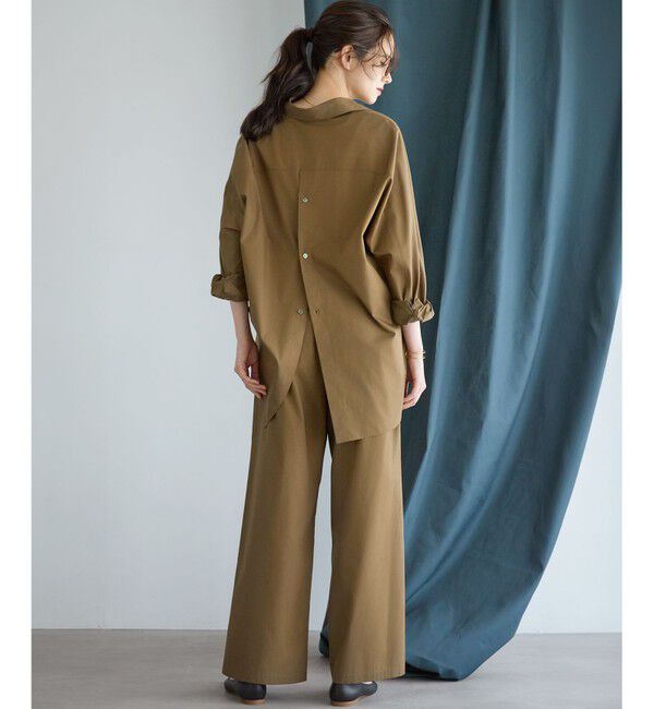 23区「【SLOW/一部店舗限定】ライトタンブラータフタ ワイド パンツ」|その他|