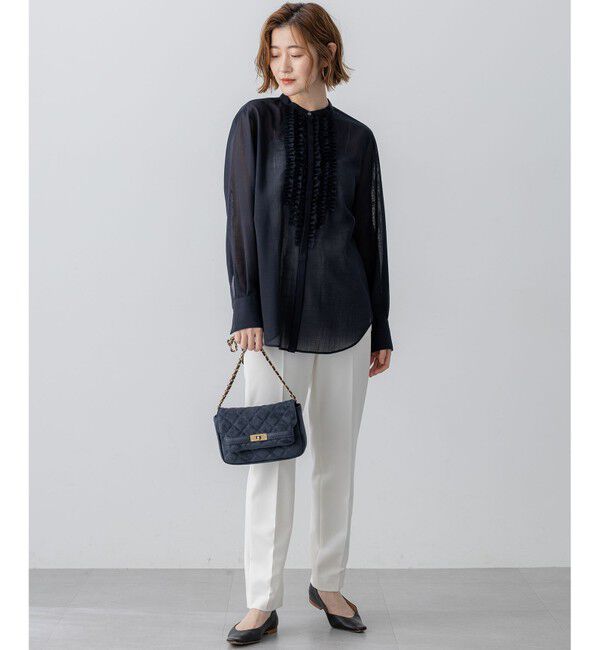 23区「【VERY掲載/撥水加工/洗える】TRストレッチギャバ テーパード パンツ」|その他|