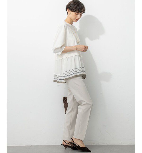 23区「【VERY掲載/撥水加工/洗える】TRストレッチギャバ テーパード パンツ」|その他|