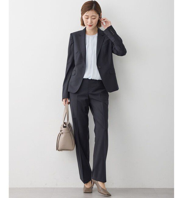 23区「【セットアップ着用】ファインネスウール テーパード パンツ」|その他|