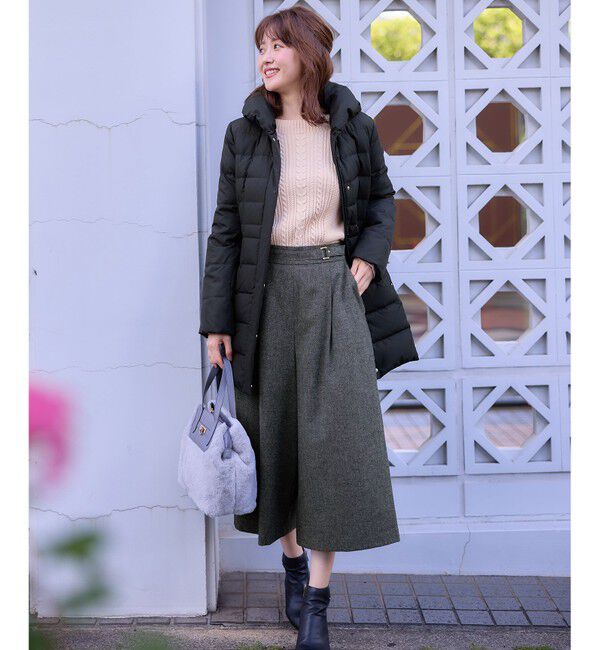 any SiS「ホームスパンワイドクロップド パンツ」|その他|