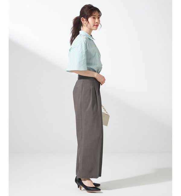 ANY SIS「【接触冷感・速乾・UVカット・洗える】スイートクール ワイドパンツ」|その他|