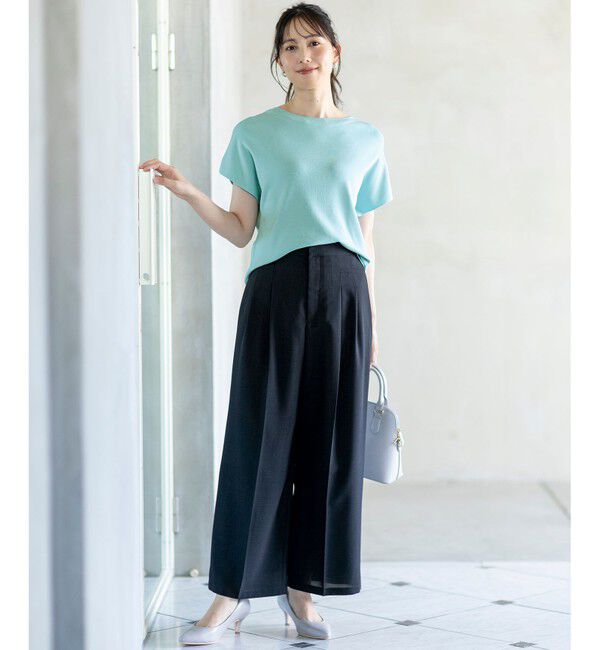 ANY SIS「【接触冷感・速乾・UVカット・洗える】スイートクール ワイドパンツ」|その他|