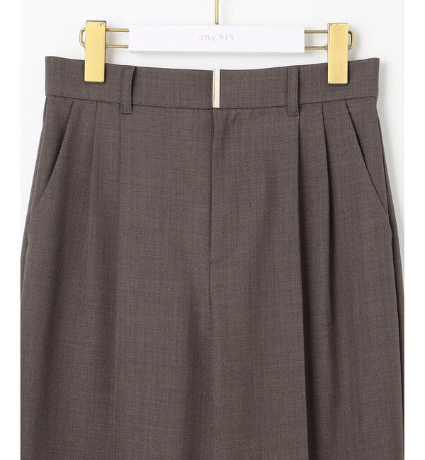 ANY SIS「ウーステッドエステル ワイドパンツ」|その他|