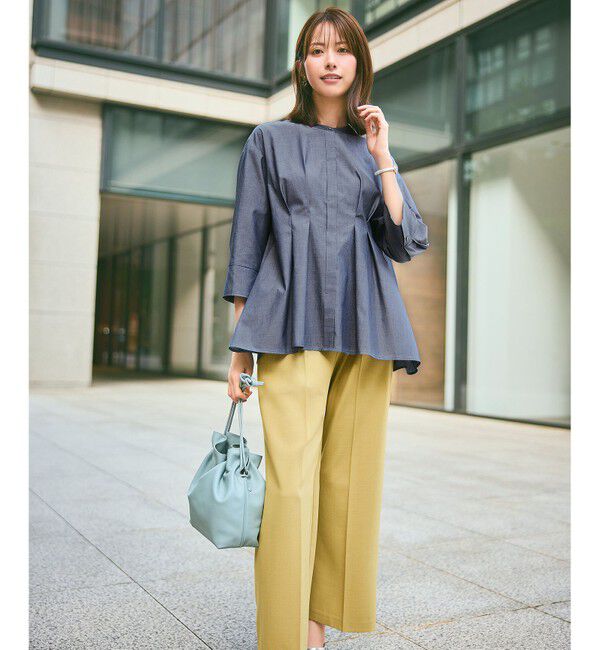 ANY SIS「ウーステッドエステル ワイドパンツ」|その他|