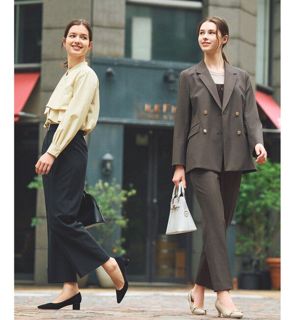 ANY SIS「ウーステッドエステル ワイドパンツ」|その他|