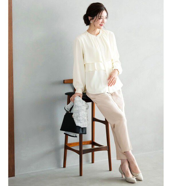 ANY SIS「【セットアップ対応】セレモニーダブルクロス テーパードパンツ」|その他|