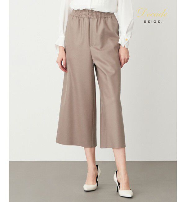 BEIGE,「CORBY / ワイドパンツ」|その他|Taupe