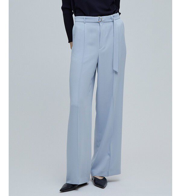 BEIGE,「SAMUEL / ワイドストレートパンツ」|その他|Sax