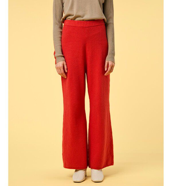 BEIGE,「【洗える】BERTAINA /  バックポケットニットパンツ」|その他|Red Orange
