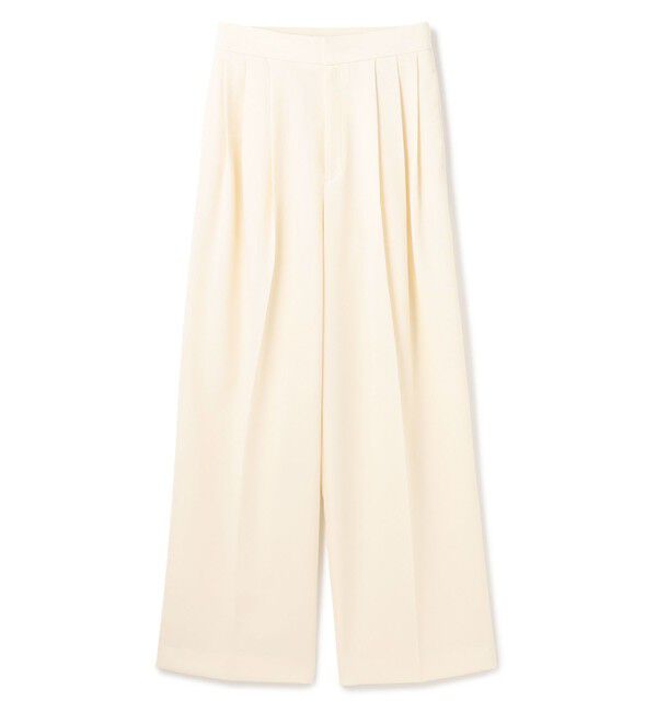 BEIGE,「【洗える】STEVIA / ウール混タックワイドパンツ」|その他|