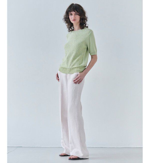 BEIGE,「【GISELe ６月号掲載】CRINUM / ストレートリネンパンツ」|その他|