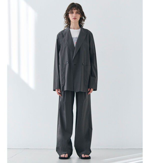 BEIGE,「【洗える・CLUEL 5月号掲載】MALLOW / コットンイージーワイドパンツ」|その他|