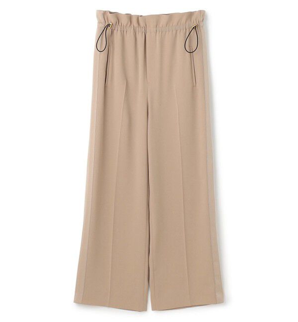 BEIGE,「【洗える】FLEUR / ウエストゴムワイドストレートパンツ」|その他|Beige