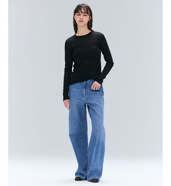 BEIGE,「【洗える】NAVIGLIO / フルレングスデニムバギーパンツ」|その他|