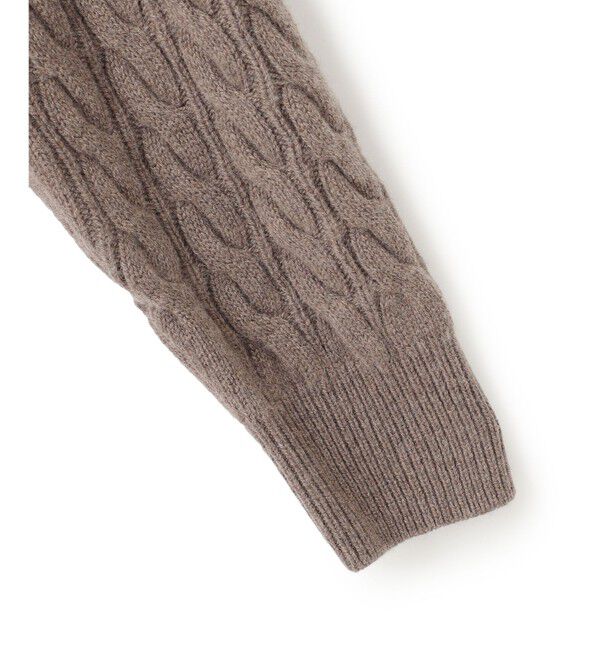 BEIGE,「【洗える】SEDONA / ウールカシミヤケーブルニット」|ニット・セーター|