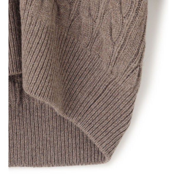 BEIGE,「【洗える】SEDONA / ウールカシミヤケーブルニット」|ニット・セーター|