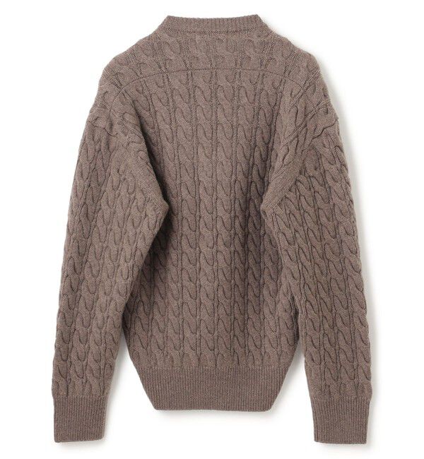 BEIGE,「【洗える】SEDONA / ウールカシミヤケーブルニット」|ニット・セーター|