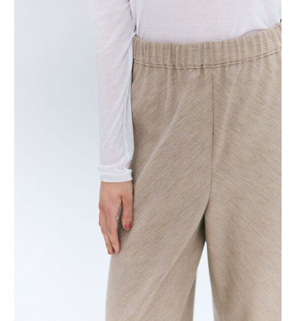 BEIGE,「【Precious掲載】MONTAIGNE / イージーウエストウールワイドパンツ」|その他|