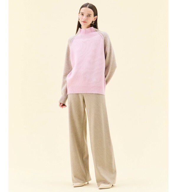 BEIGE,「【Precious掲載】MONTAIGNE / イージーウエストウールワイドパンツ」|その他|