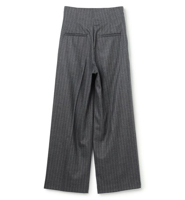 BEIGE,「【Precious掲載】DELAND / ウールピンストライプハイウエストタックパンツ」|その他|