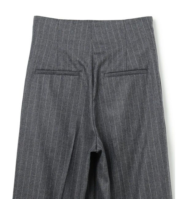 BEIGE,「【Precious掲載】DELAND / ウールピンストライプハイウエストタックパンツ」|その他|