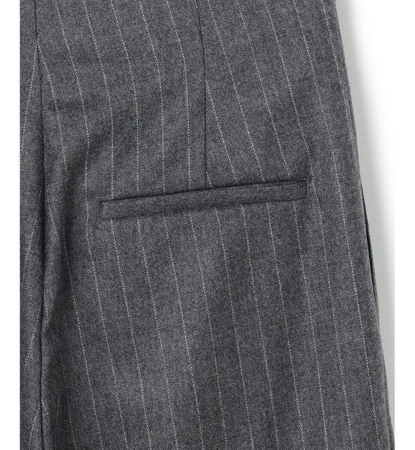 BEIGE,「【Precious掲載】DELAND / ウールピンストライプハイウエストタックパンツ」|その他|